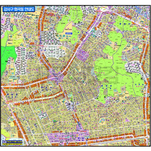 강서구 화곡동 안내도 - 코팅 