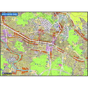 관악구 봉천동 안내도 - 코팅 
