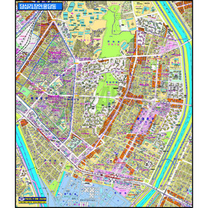 동대문구 답십리동,장안동,용답동 안내도 - 코팅 