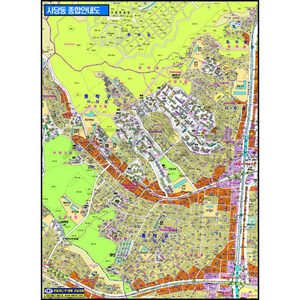 동작구 사당동 안내도 - 코팅 