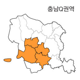 충청남도 충남 Q권역 (1.청양군 2.부여시 3.홍성군 4.보령시)