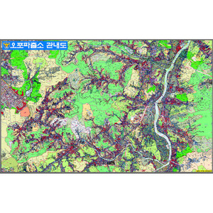 (새주소) 경기도 광주시 오포읍 종합안내도 - 코팅형 