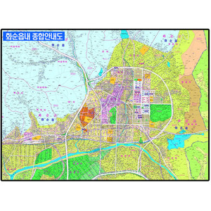 화순군 종합안내도 -코팅형 