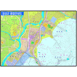 장성군 종합안내도 -코팅형 