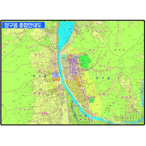 양구군 종합안내도 -코팅형 