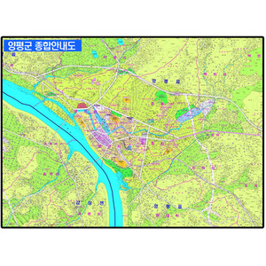 양평군 종합안내도 -코팅형 