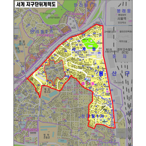 (제작사례) 지구단위계획도 (원하는지역제작)