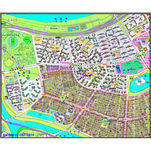잠실동안내도 - 코팅형 