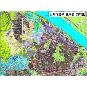 (지도제작 사례)강서대교구-교구별 지역도