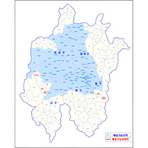 대전경계지도 (제작사례)