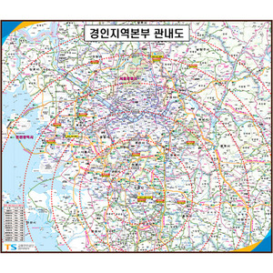 경인지역본부 관내도 (제작사례)