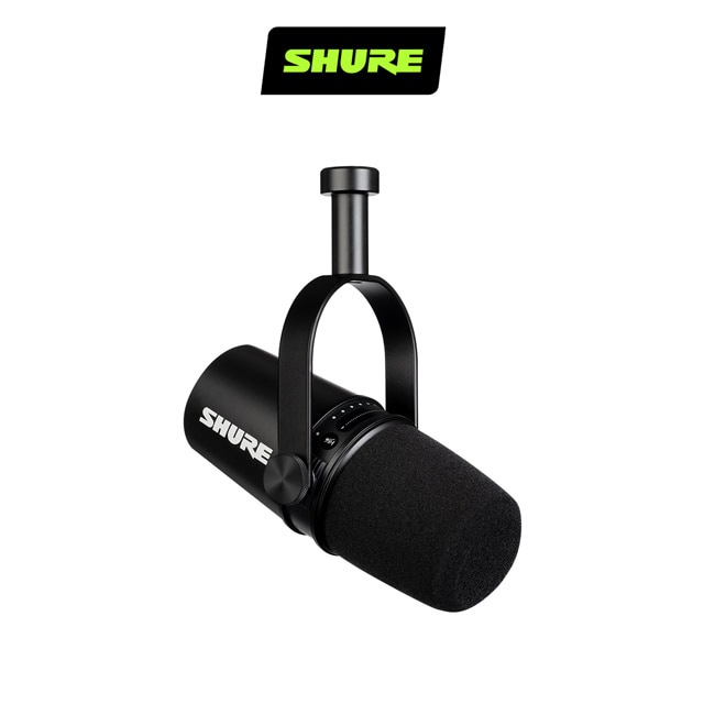 [SHURE] MV7 슈어 XLR, USB 하이브리드 듀얼 마이크