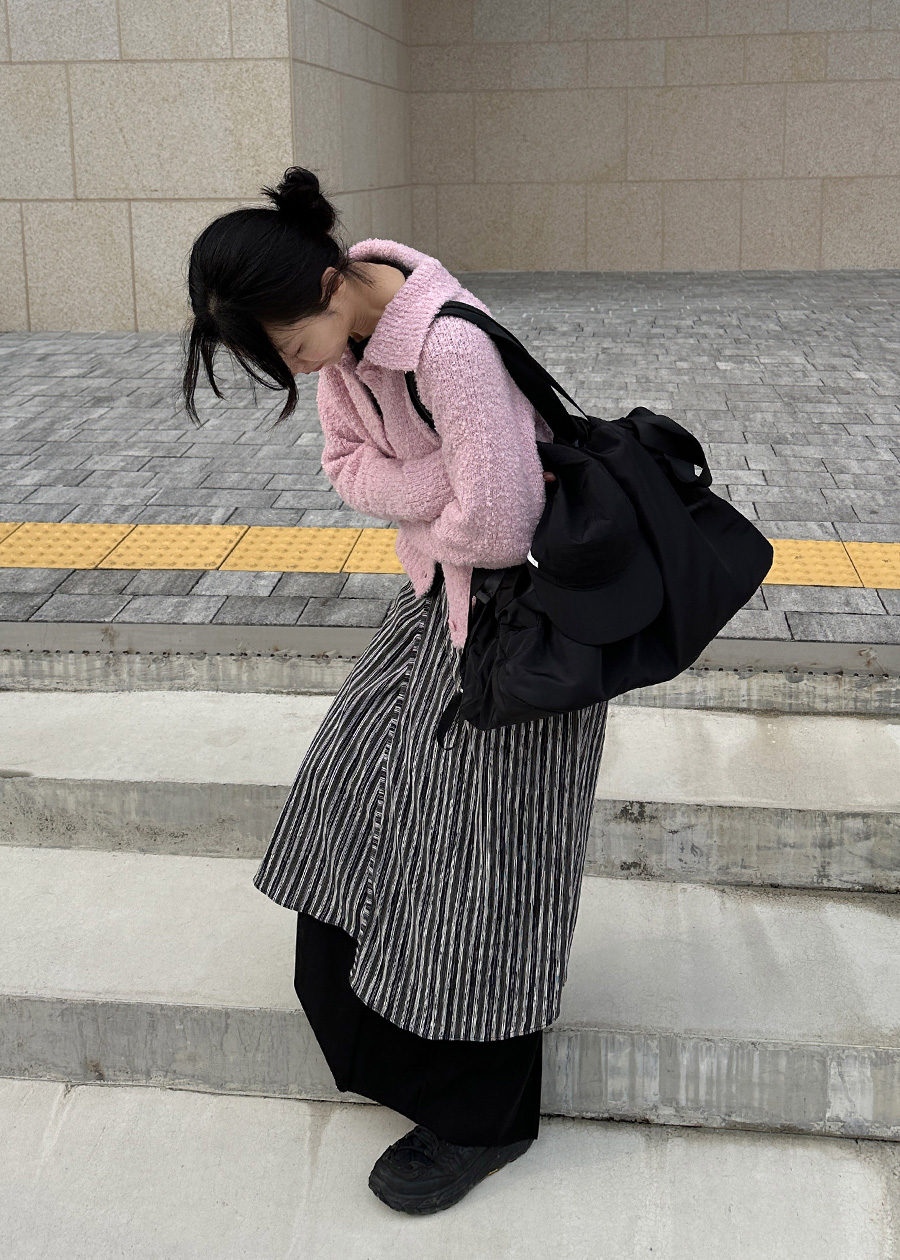 【WOOHWA】JUDY STRIPE WRAP SK 우화 :: 雨花