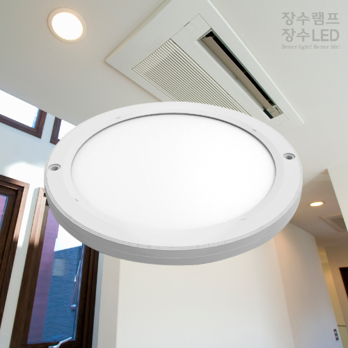 8인치 LED 엣지원형 직부등 20W (220mm) 현관 복도 조명