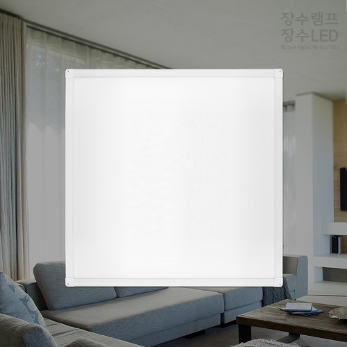 LED 면조명 무타공 엣지평판 40W (520x520x23mm)