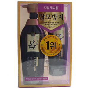 [려] 자양윤모 샴푸액 (지성용) 400ml+180ml (up)샴푸(WHITE-0418)