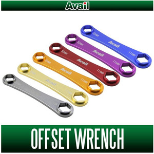 [해외] 헷지호그 스튜디오 오프셋 렌치 Avail Offset Wrench 다이와 시마노 아부가르시아등 핸들너트 전용 공구