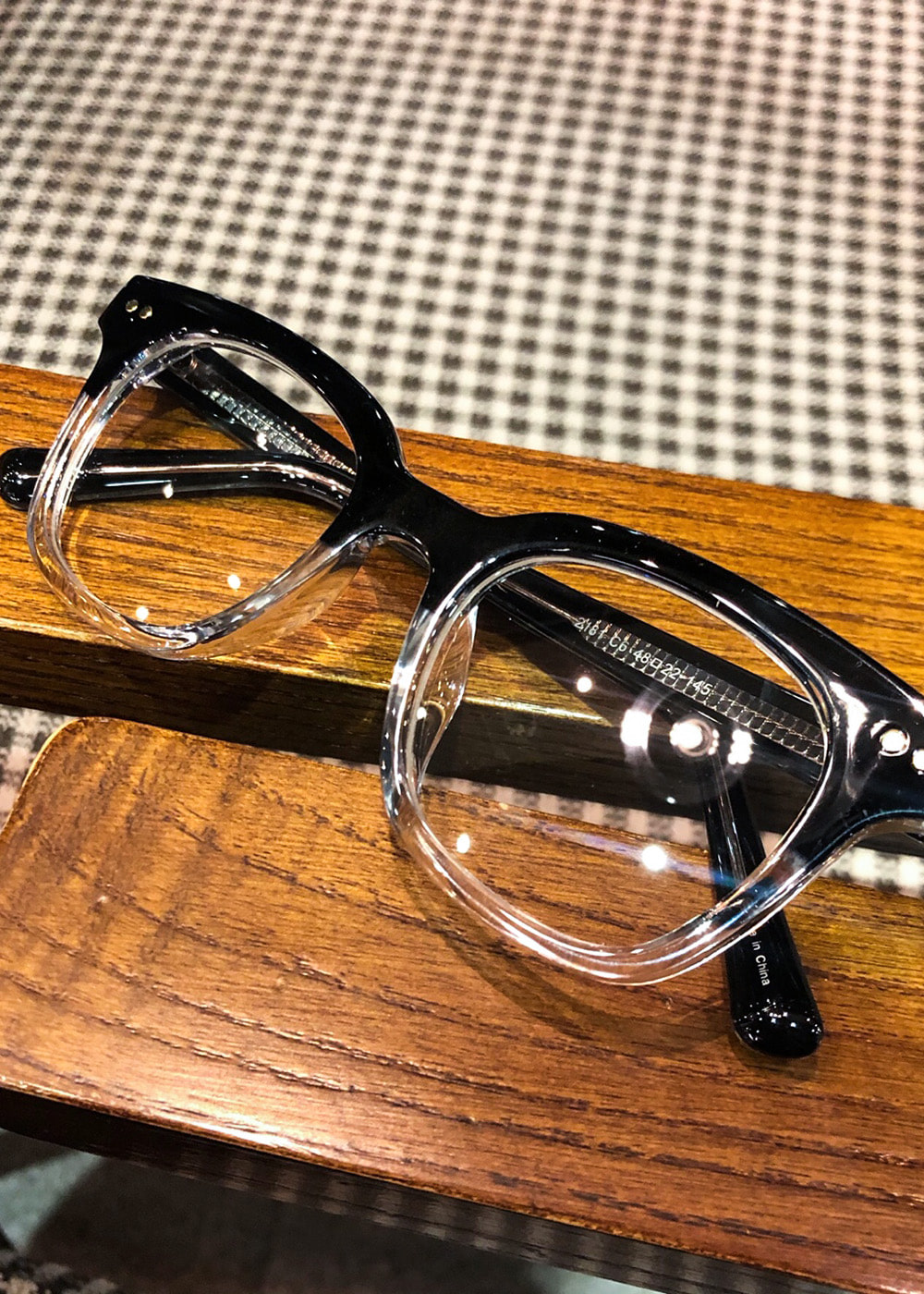 NO.377 HALF CLEAR EYEWEAR