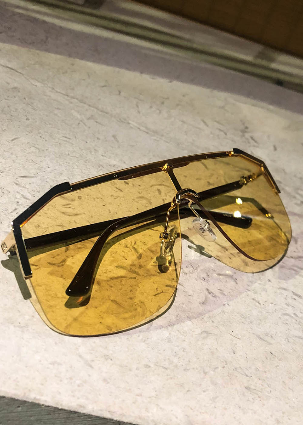 NO.376 YELLOW RADA SUNGLASSES