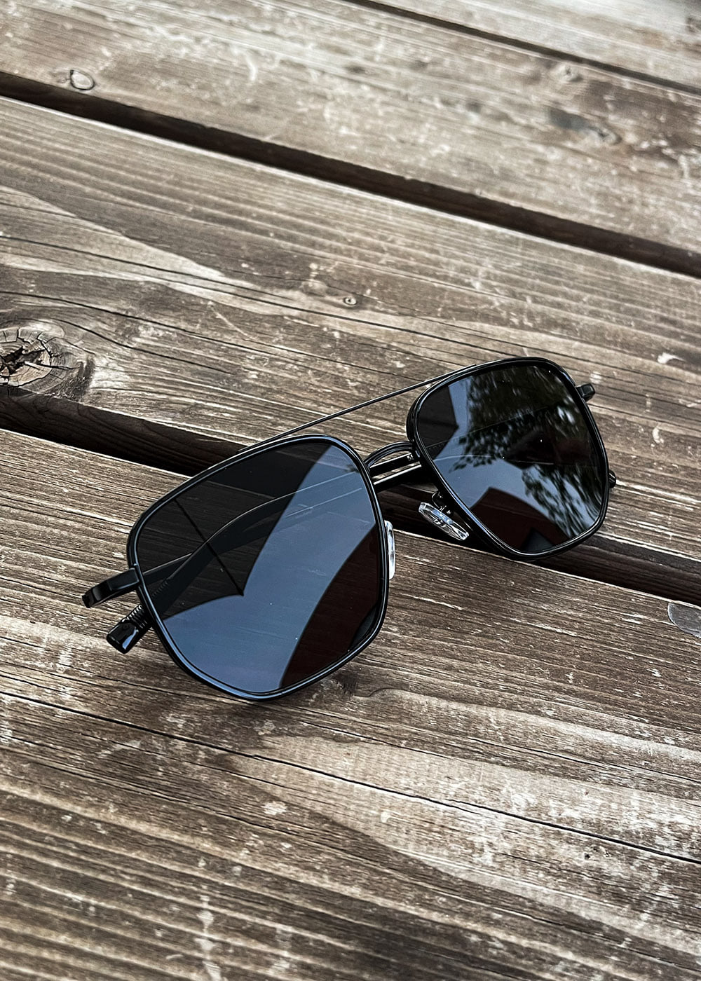 NO.428 LATUM SUNGLASSES (BLACK)