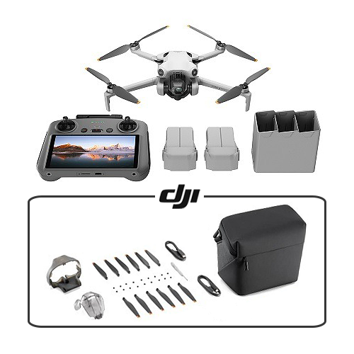 DJI 미니 4 프로 플라이 모어 콤보 플러스 DJI RC 2 조종기 촬영 드론