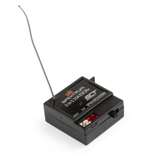 스펙트럼 Spektrum SPMXSE2425RX 10 Amp 브러시드 2-in-1 ESC / SLT 수신기 콤보