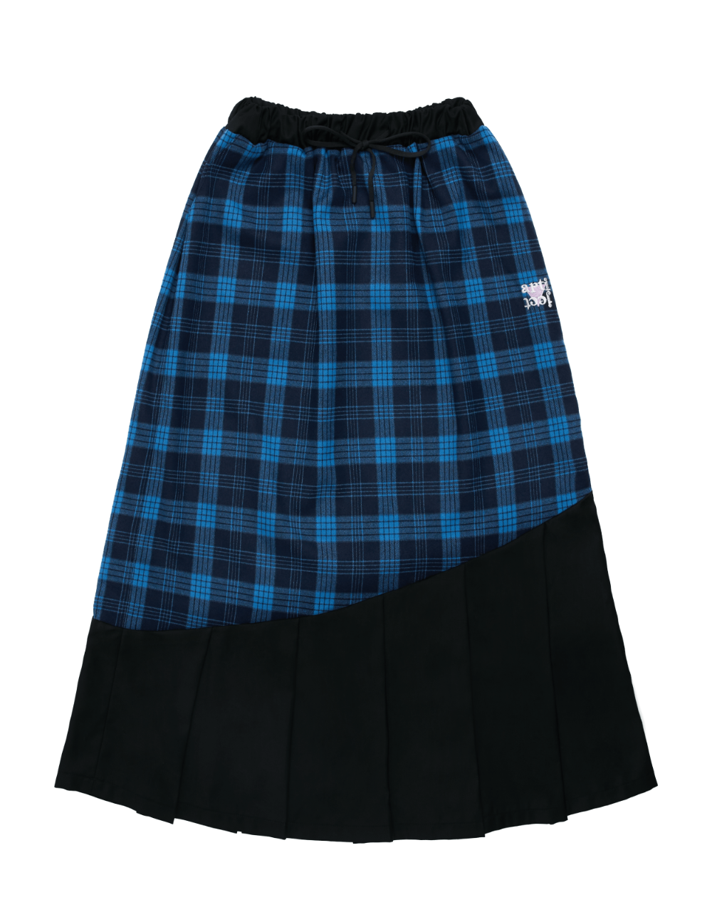 Bluetar Pleats Banding Skirt