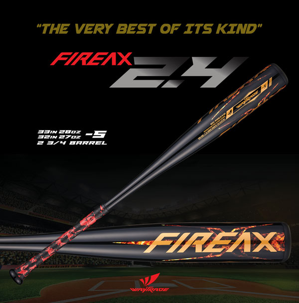 웨이트레이드 알루미늄 야구배트/ 2020 FIREAX 불도끼 2.4 야구매니아