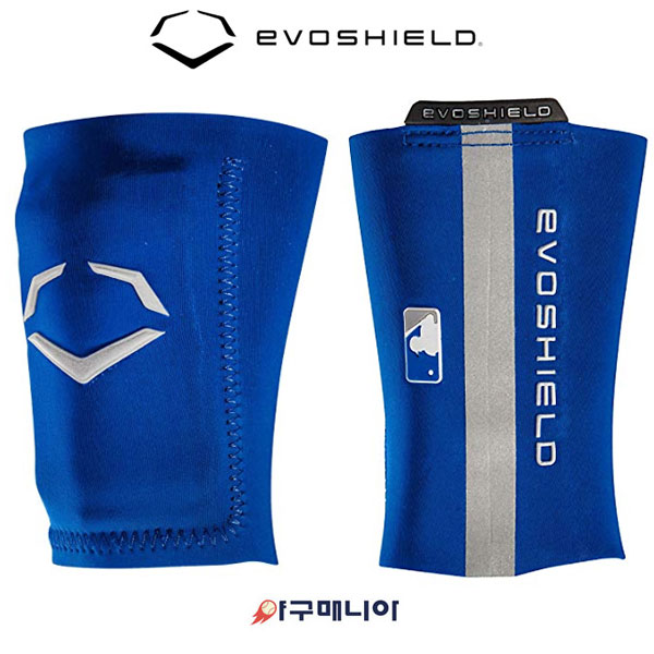 EVOSHIELD 에보실드 손목보호대/ WTV5200BL WRIST GUARD 청색 야구매니아