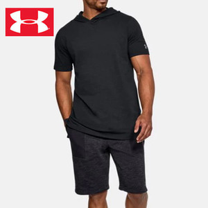 UNDERARMOUR 후드 h121002[블랙] 언더아머 반팔 티셔츠