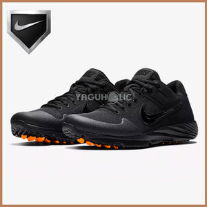 나이키야구화 알파 히라치 엘리티 2 터프 Nike Alpha Huarache Elite 2 Turf 인조잔디화 블랙 오렌지 AJ6877-003