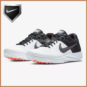 나이키야구화 알파 히라치 엘리티 2 터프 Nike Alpha Huarache Elite 2 Turf 인조잔디화 화이트 블랙 AJ6877-102