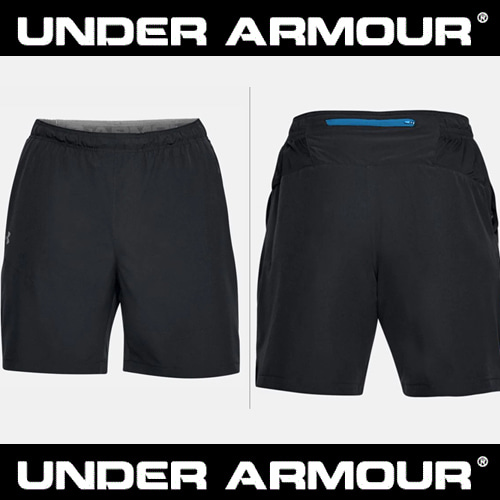 UNDERARMOUR h16005 언더아머반바지 짧은 야구반바지 블랙