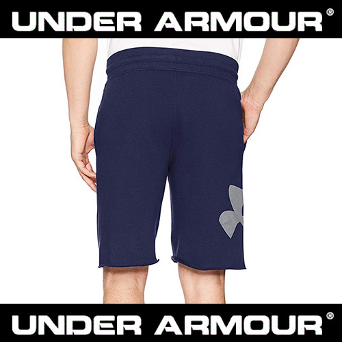 UNDERARMOUR h16006 언더아머반바지 후리스 야구반바지 네이비