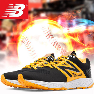 뉴발란스인조잔디화 잔뽕화 강정호 야구화  [NewBalance] 뉴발란스 단목 인조잔디화 T3000 (블랙/옐로우)  