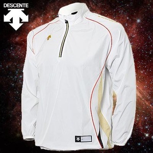 [DESCENTE] S212WLWB04-WHT 데상트 긴팔 바람막이 화이트 야구의류 땀복의류 바람막이 야구홀릭 야구용품