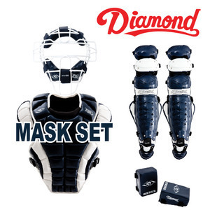 KBO DFM SET C3-M-NAVY  다이아몬드 포수 야구 장비 세트 