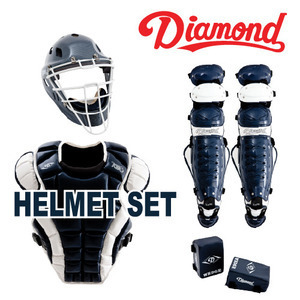 KBO DFM SET C3-H-NAVY 다이아몬드 포수 야구 장비 세트 