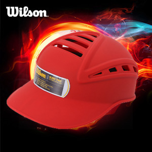 [WILSON] WTA3123SC 무광 스컬캡 포수헬멧(적색