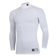 [DESCENTE] S9121ZCO12 WHT0 베이스볼 경량 긴팔 데상트 스판언더티 매장