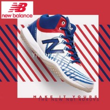 뉴발란스야구화 [NEW BALANCE] 4040v5 시리즈 오더  H02909 화이트 블루 스타일