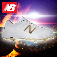  『황금색』뉴발란스야구화 뉴발란스징야구화 [NEW BALANCE] L4040WG3 (화이트/골드) 