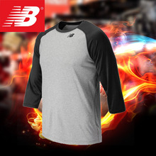 뉴발란스언더티 야구의류 [NEW BALANCE] TMMT601_3/4 라글란 Baseball Top_B (블랙)