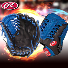 [Rawlings] 롤링스글러브 GAMER XLE 시리즈 한정판 GXLE4BRR 11.5인치 내야/투수올라운드 블랙/블루/블루