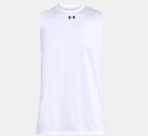 UNDERARMOUR  h121007[화이트] 언더아머 반팔 나시 티셔츠