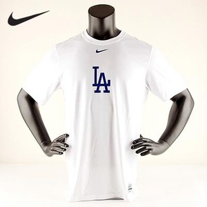 [NIKE] 나이키 야구홀릭 야구의류 야구용품 MLB 레전드 로고 티셔츠 MLB AC DF LOGO LEGEND TEE 다저스팀 510629_100