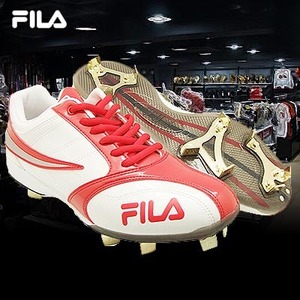 [FILA] 휠라 FILA 롭로우 스페셜[적] 야구화 징교환형 야구홀릭 야구용품 M1BSU0016RD