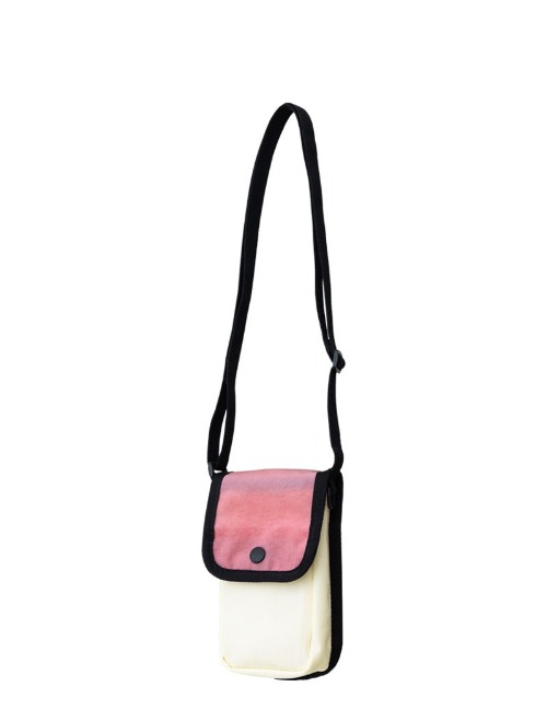 하우키즈풀 PHONE BAG (IVORY+PINK)