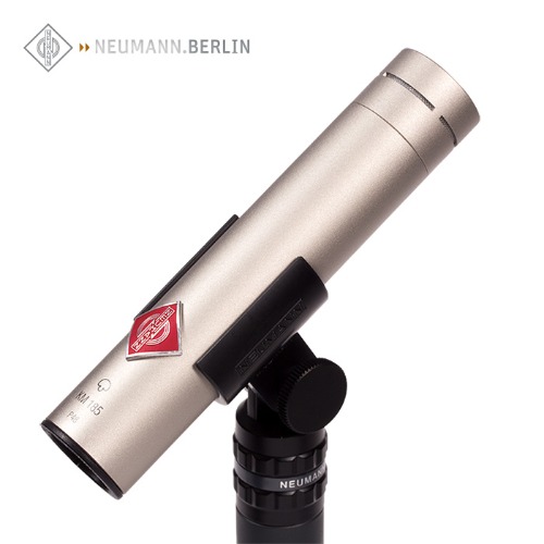 노이만 KM185 마이크 미니어처 니켈색 Neumann KM-185 Miniature Mic Nickel 윈드스크린,홀더포함