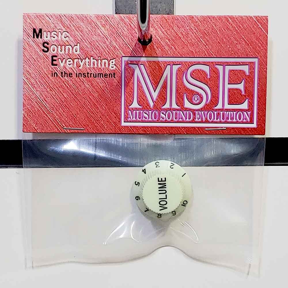 MSE STKN300V-MG-A 스트라토캐스터 볼륨노브 민트그린색 1개 MSE Stratocaster Volume Knob 300 Mint Green (1) 스트랫노브,인치노브 펜더포트,CTS포트용